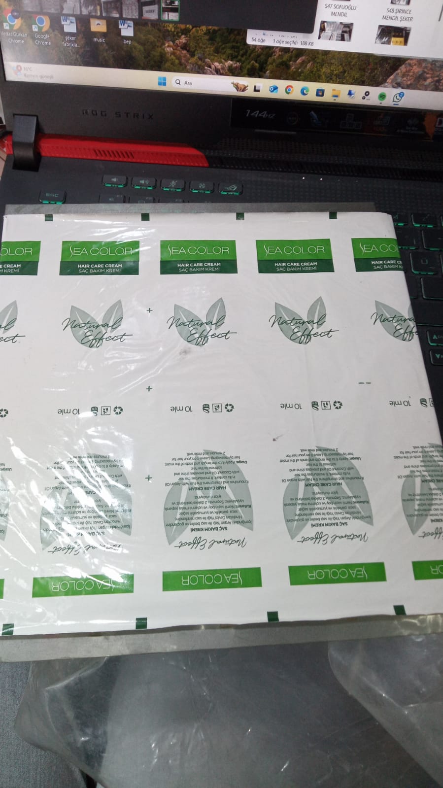 Sea Color Saç Bakım Kremi